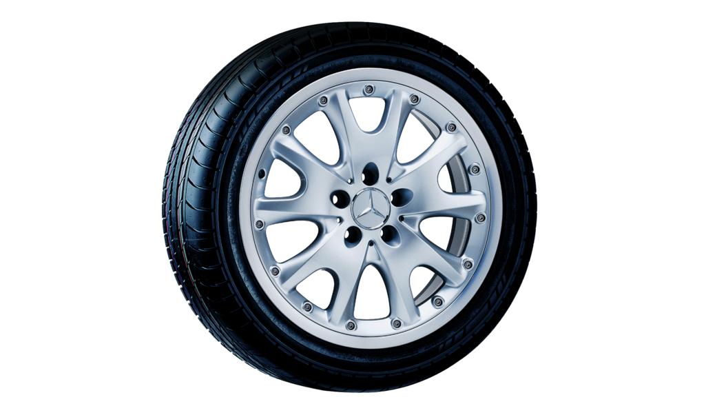 Cerchio a 5 doppie razze, Nashira, 45,7 cm (18 pollici), SL, 255/40 R18/, argento, B66471673 Cerchio a 5 doppie razze, Nashira, 45,7 cm (18 pollici), SL, 255/40 R18/, argento, B66471673