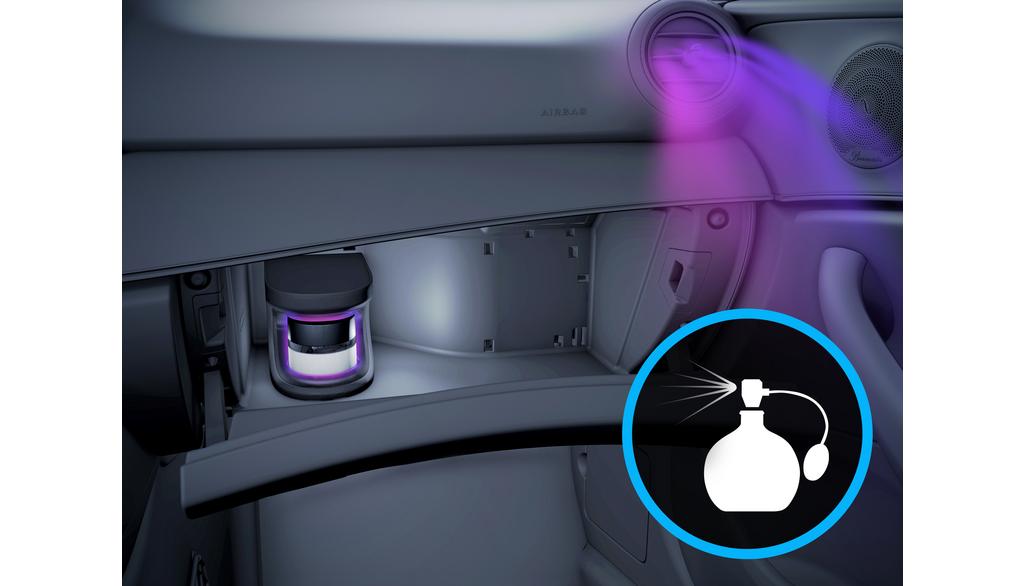 Bottle holder, for interior fragrancing, GLC, black, A2548202401 Bottle holder, for interior fragrancing, GLC, black, A2548202401