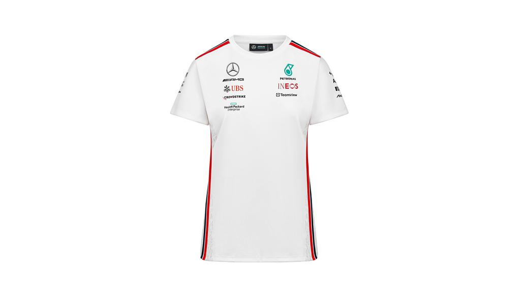 T-Shirt Damen, Team, Mercedes-AMG F1, weiß, B6799011