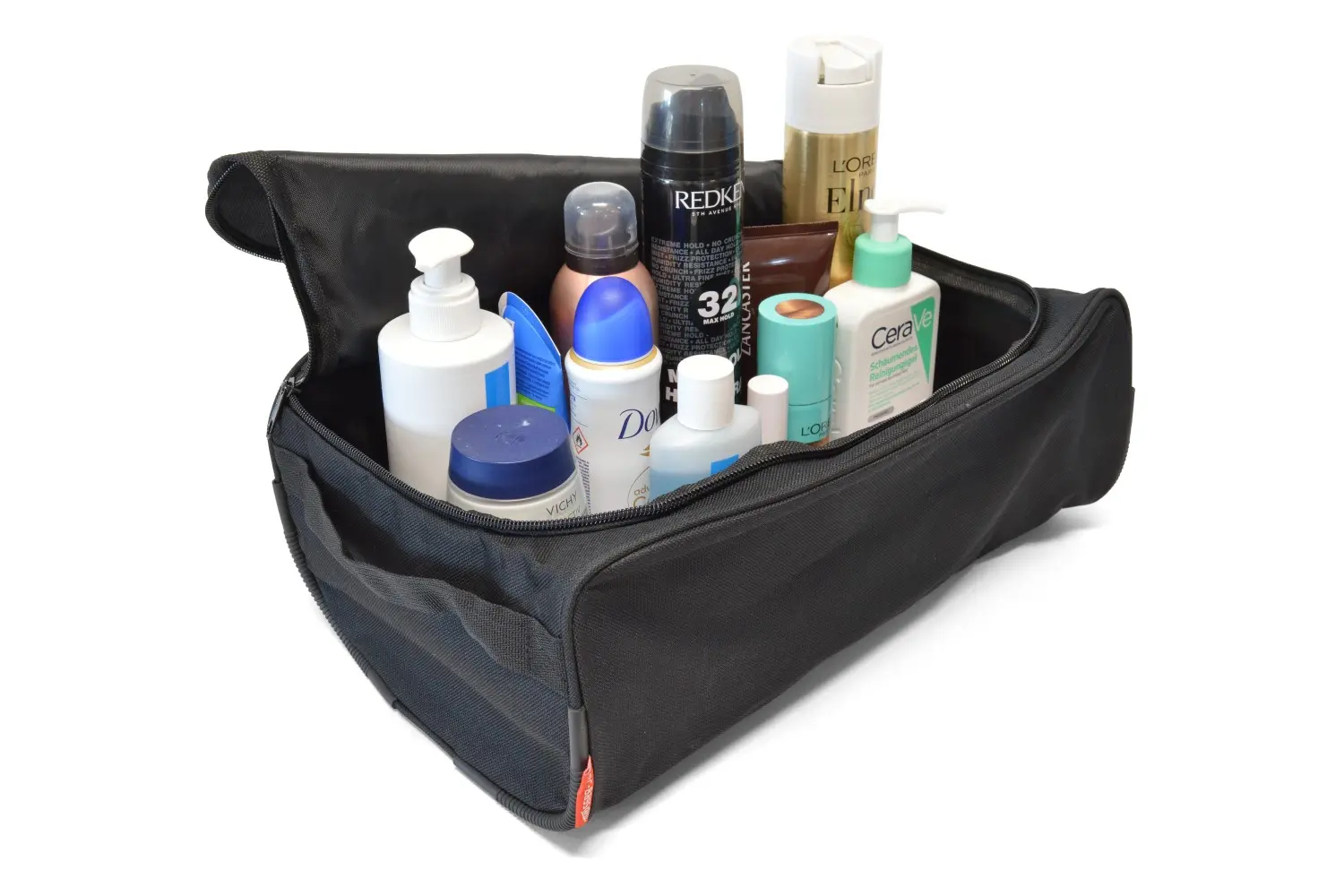 Toilet Bag Kulturtasche - 23x15x37 cm, schwarz, CB-TOILETBAG2 Toilet Bag Kulturtasche - 23x15x37 cm, schwarz, CB-TOILETBAG2