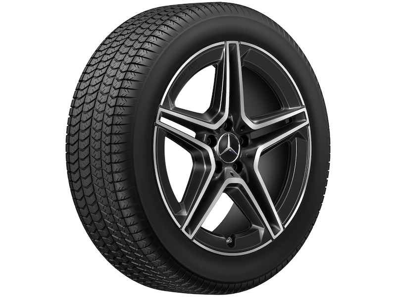 AMG 5-twin-spoke wheel, gloss black, Pirelli, W SottoZero 3 MO, 235/50 R19 99H, winter, Q4403017118300J2022