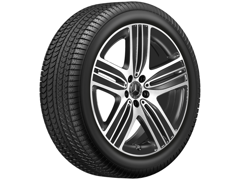 5-spoke wheel, 50.8 cm (20-inch), high-sheen, GLC/ EQC, 255/45 R20/, black, A29340106007X23