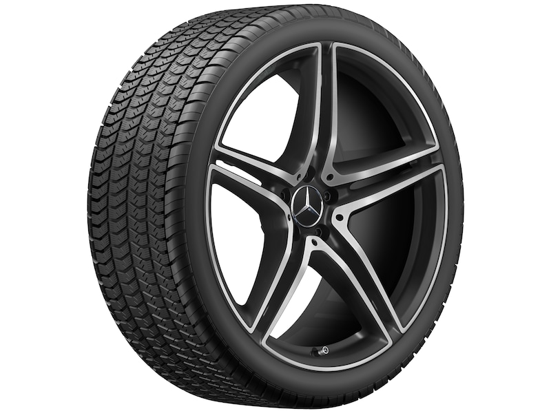 AMG multi-spoke wheel, black matt, Michelin, Pilot Alpin 5 MO1, 285/35 R21 108V XL, winter, Q4401415136300J2022