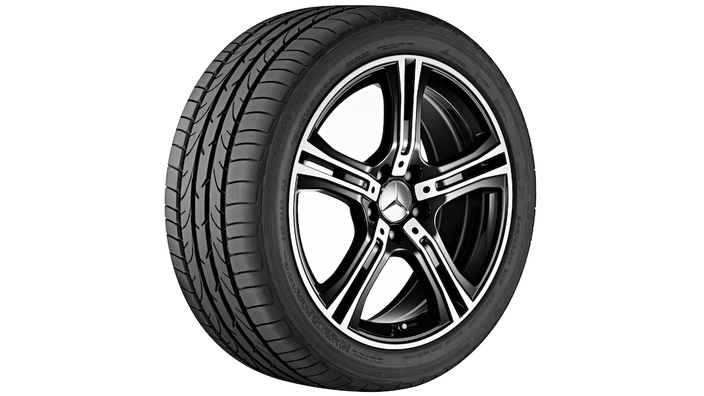 5-spaaks velg, glanzend zwart, Continental, ContiSportContact 5P MO, 235/40 R18 95ZR/Y XL, zomer, Q44024111013A