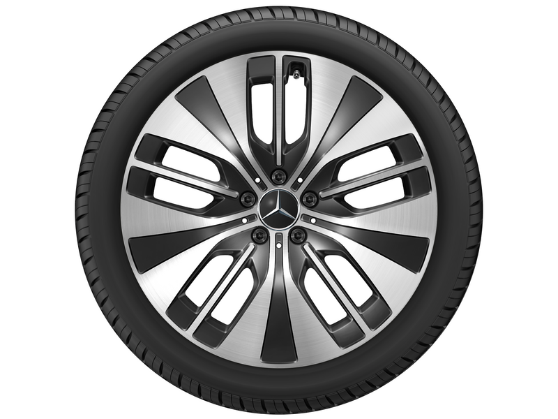 Multi-spoke wheel, Aero, 50.8 cm (20-inch), high-sheen, EQE, 285/35 R20/, black, A29540133007X23