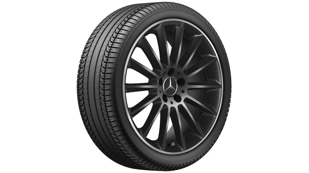 AMG Vielspeichen-Rad Schwarz Glanzgedreht