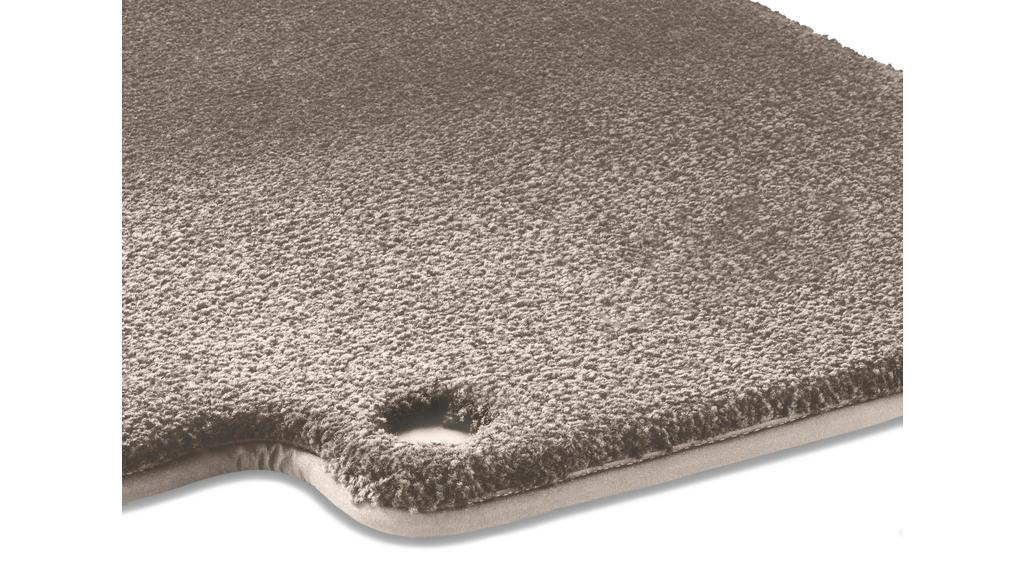 EXCLUSIEVE veloursmatten, set, 4-delig, S-Klasse, macchiatobeige, A22368068038V00