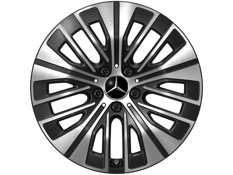 5 triple-spoke wheel, 45.7 cm (18 inch), EQB/ EQA, 235/55 R18/, black, A24340118007X23
