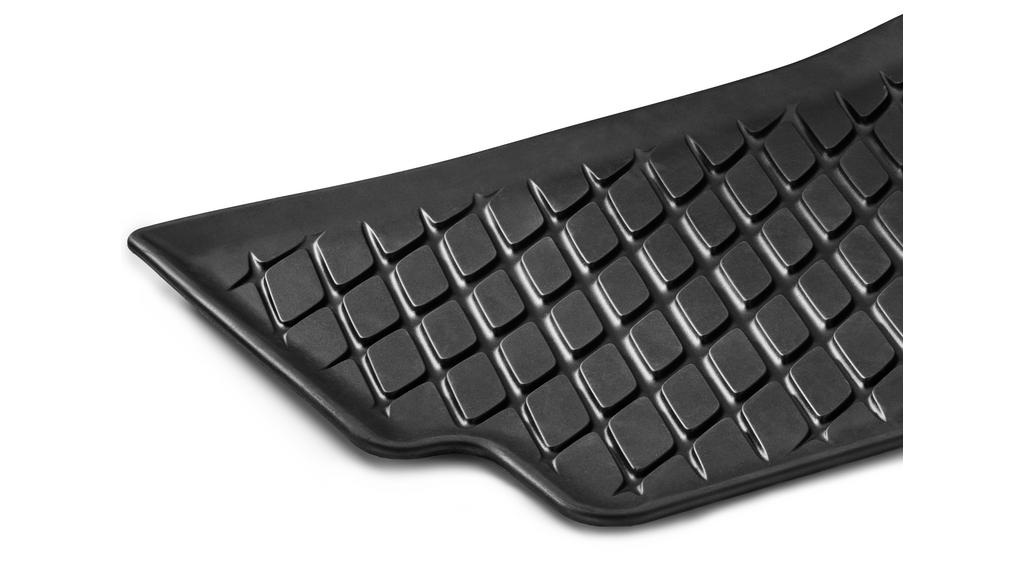 Dynamic Squares all-weather mats, rear, 2-piece, B-Class/ GLA, black, A24768002039G33
