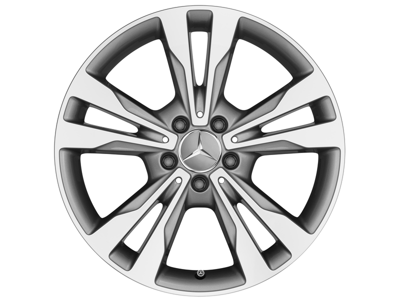 5-twin-spoke wheel gray Himalaya glossy turned, Pirelli, W SottoZero 3 MO, 225/45 R18 95H XL, Winter, Q440141711970G12020