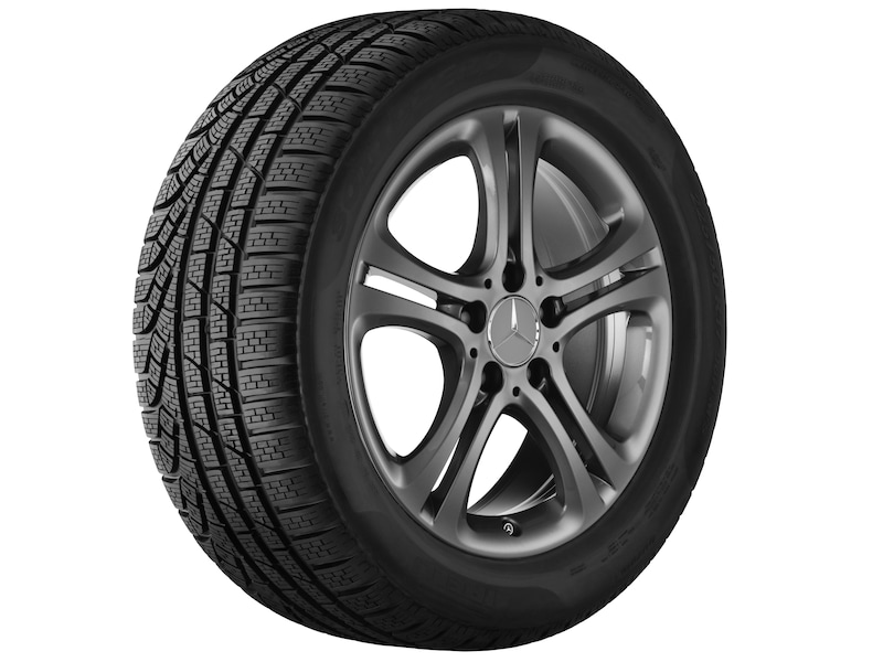 5-dubbelspaaks wiel Tremolit-metallic, Dunlop, SP Winter Sport 4D MO, 225/45 R17 91H, Winter, Q4401312137800J2022