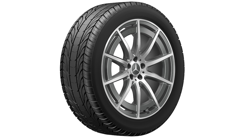 AMG 10-spoke wheel, tantalum gray, Michelin, Pilot Alpin 5 SUV MO1, 275/50 R21 113V XL, winter, Q440301510940