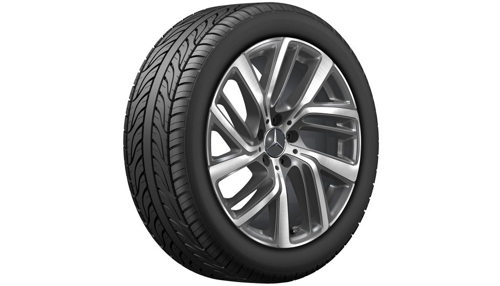 5-Y-Speichen-Rad, 48,3 cm (19 Zoll), glanzgedreht, 245/45 R19/, tremolit-metallic, A21440134007X44