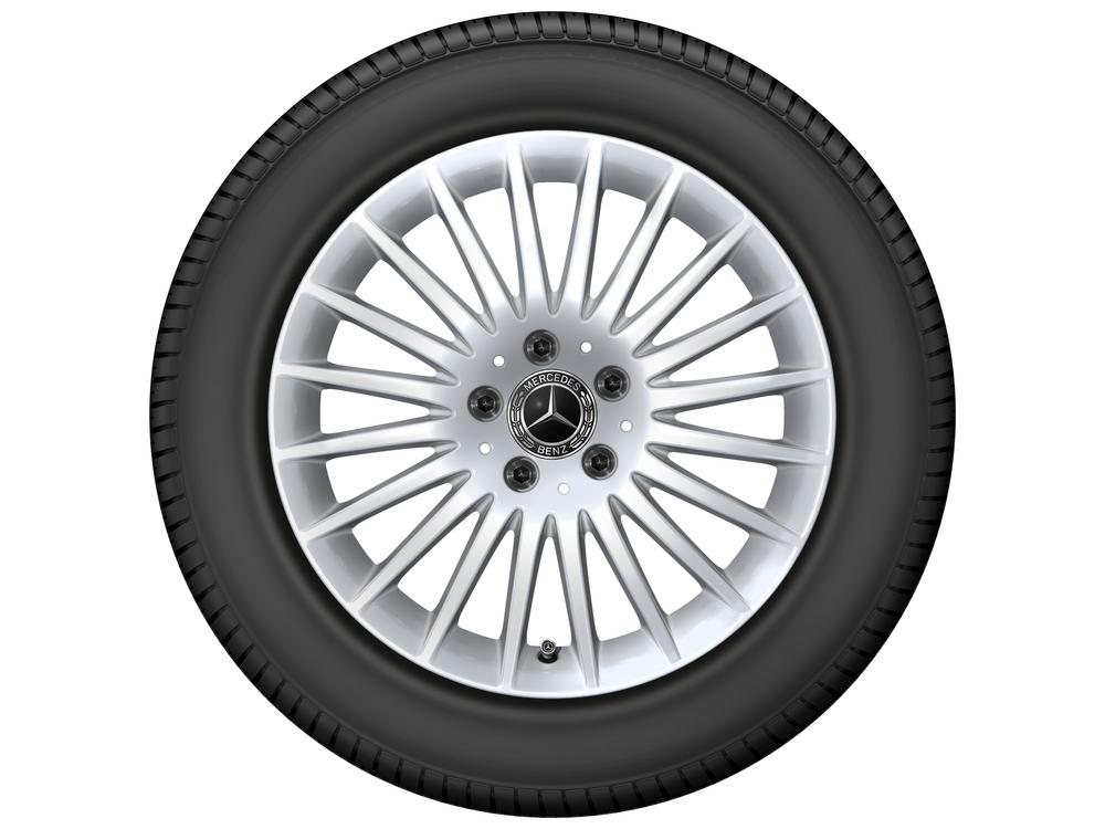Vielspeichen-Rad Vanadiumsilber, Goodyear, Cargo Vector 2, 225/55 R17 104/102(106)H(N) C, Ganzjahres, Q4408314100400J2021