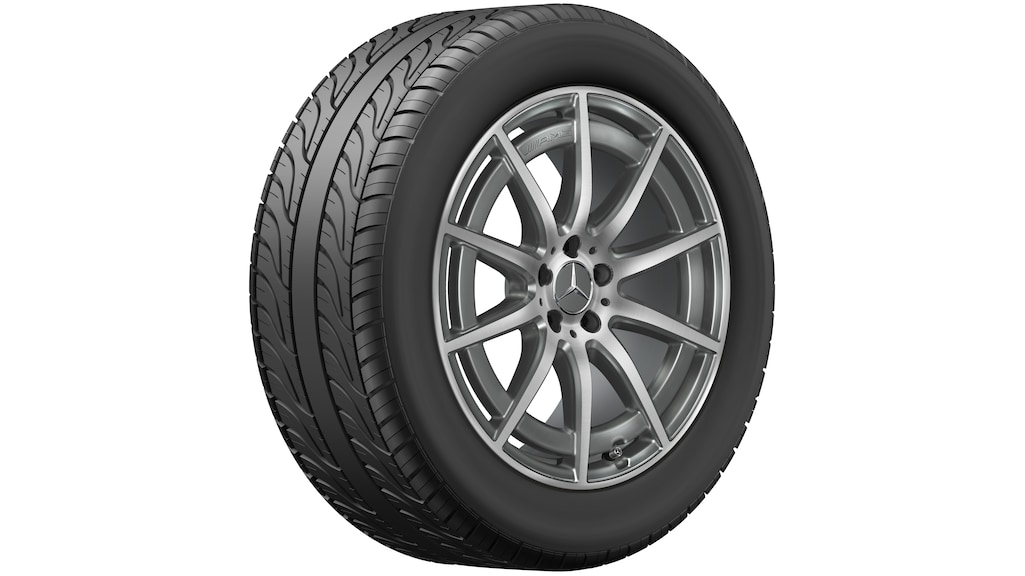 AMG 10-spoke wheel tantalum gray, Continental, WinterContact TS 860 S MO1, 255/45 R20 105V XL, Winter, Q440141113810