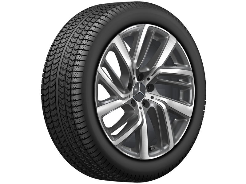 5-Y-Speichen-Rad, 48,3 cm (19 Zoll), glanzgedreht, 245/45 R19/, tremolit-metallic, A21440134007X44