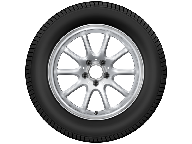 10-Speichen-Rad, 43,2 cm (17 Zoll), E-Klasse, 225/60 R17/, vanadiumsilber, A21440121007X45