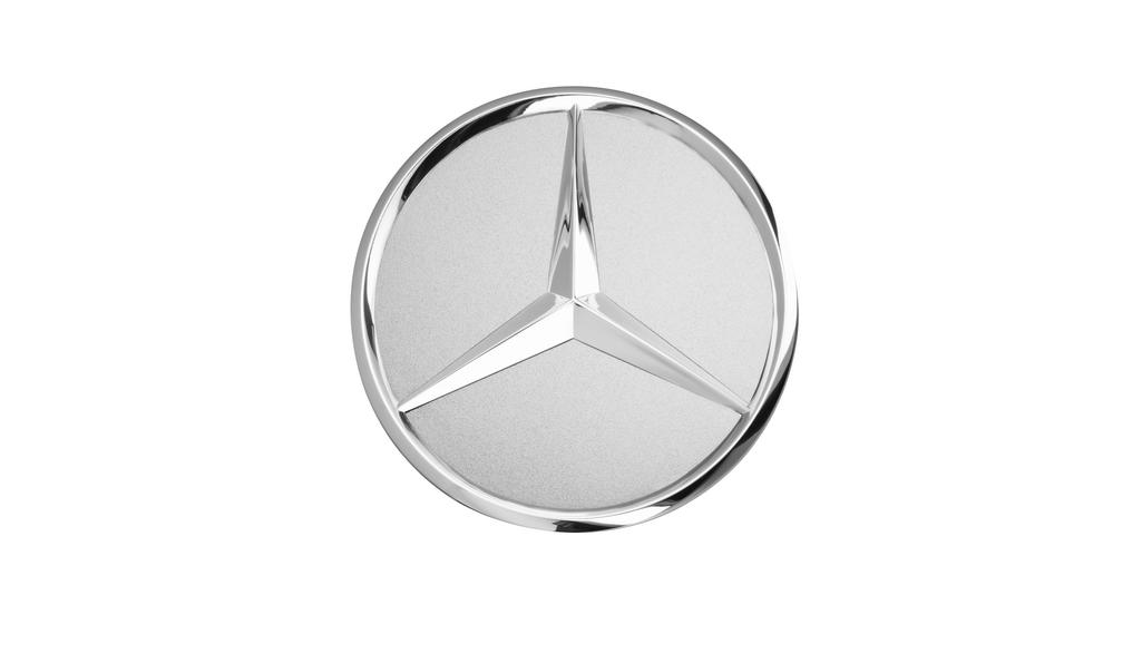 Wielnaafkap, verhoogde ster, (inclusief S-Klasse/ GLC/ EQB), sterlingzilver, B66470206 Wielnaafkap, verhoogde ster, (inclusief S-Klasse/ GLC/ EQB), sterlingzilver, B66470206