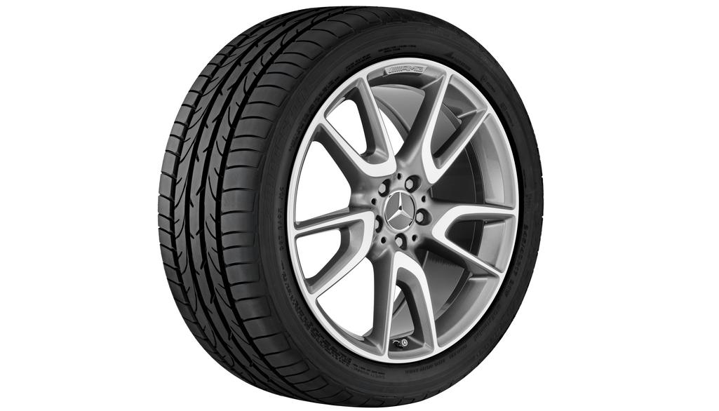 AMG 5-Doppelspeichen-Rad, 50,8 cm (20 Zoll), glanzgedreht, E-Klasse, 245/35 R20/, titangrau, A21340140007X21 AMG 5-Doppelspeichen-Rad, 50,8 cm (20 Zoll), glanzgedreht, E-Klasse, 245/35 R20/, titangrau, A21340140007X21