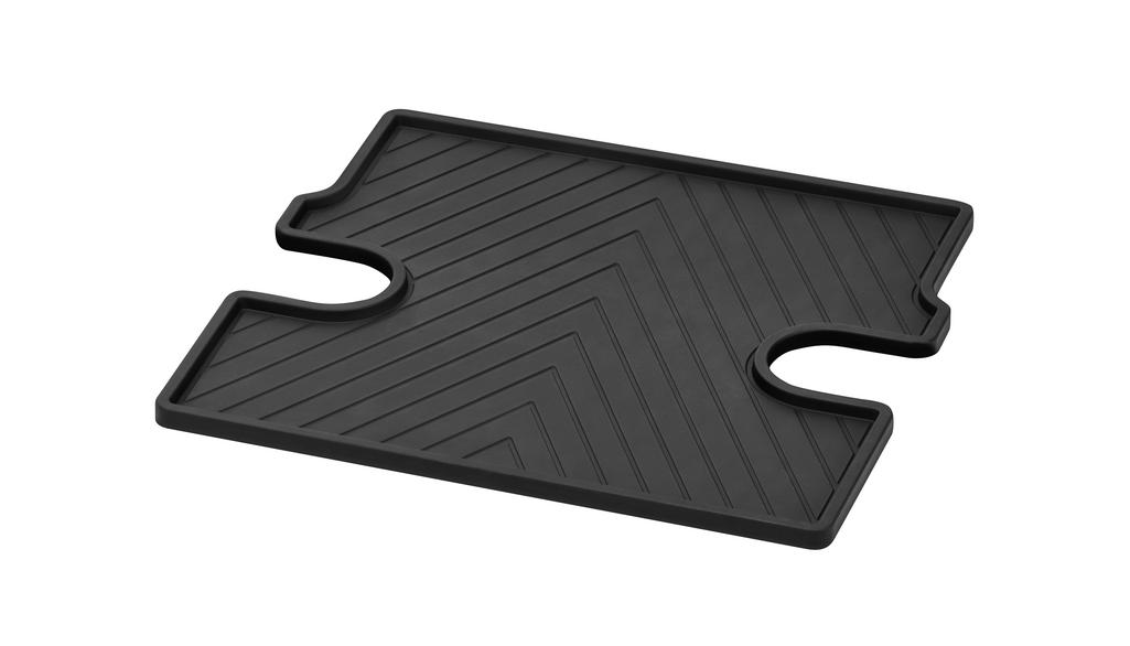 All-weather mats, center mat, without S23 (2-seater front passenger seat), 1-piece, Sprinter, black, A91068092009G33