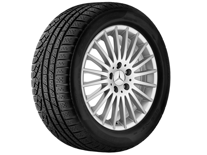 Vielspeichen-Rad Vanadiumsilber, Hankook, Ventus Prime2 MO-V, 225/55 R17 101V XL, Sommer, Q44029311008A