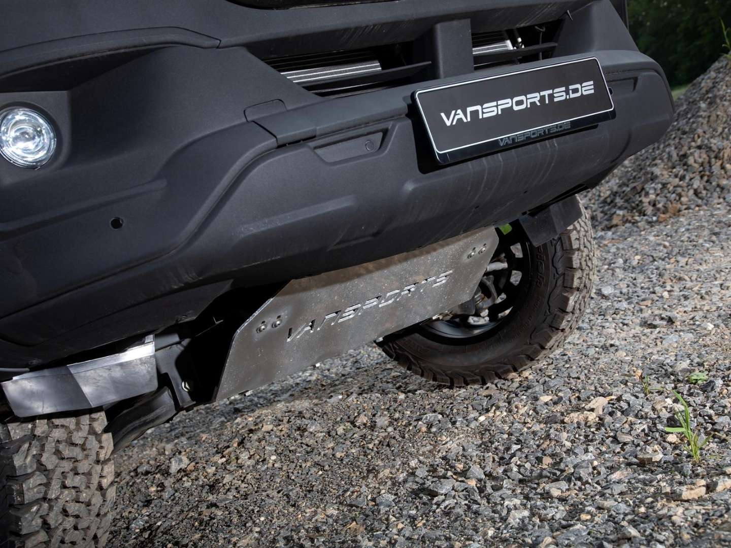 Protezione antincastro in alluminio per Sprinter 907 (motore e coppa dell'olio), VS-'90761300 Protezione antincastro in alluminio per Sprinter 907 (motore e coppa dell'olio), VS-'90761300