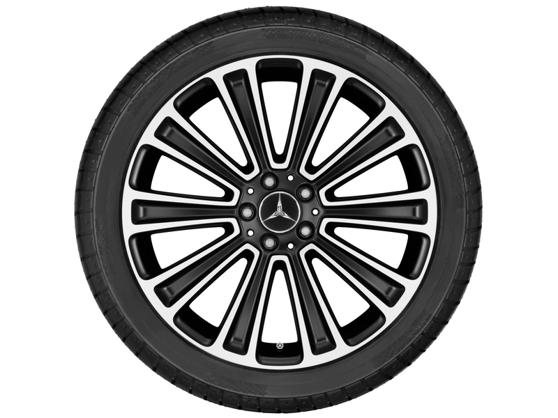 10-spoke wheel, 50.8 cm (20-inch), high-sheen, M-GLE-Class, 265/45 R20/, black matt, A16640116007X36