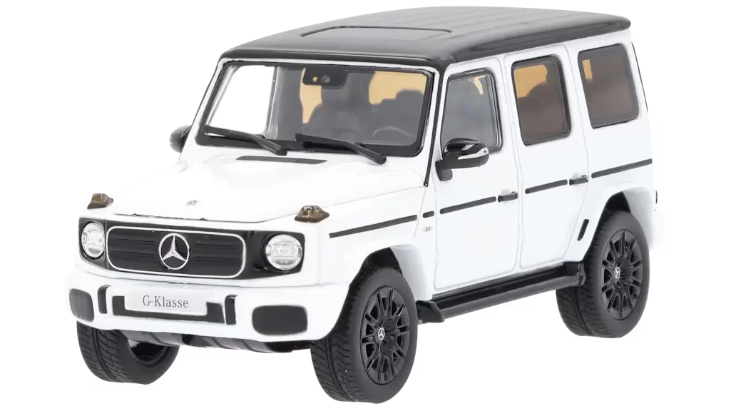 Model car: G-Class, off-road vehicle, AMG Line, W463, pullback, brilliant blue, B66961102 Model car: G-Class, off-road vehicle, AMG Line, W463, pullback, brilliant blue, B66961102