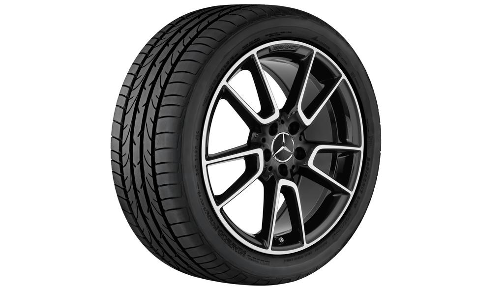 Cerchio AMG a 5 doppie razze, 48,3 cm (19 pollici), lucido, Classe C, 255/35 R19/, nero, A20540123007X23 Cerchio AMG a 5 doppie razze, 48,3 cm (19 pollici), lucido, Classe C, 255/35 R19/, nero, A20540123007X23