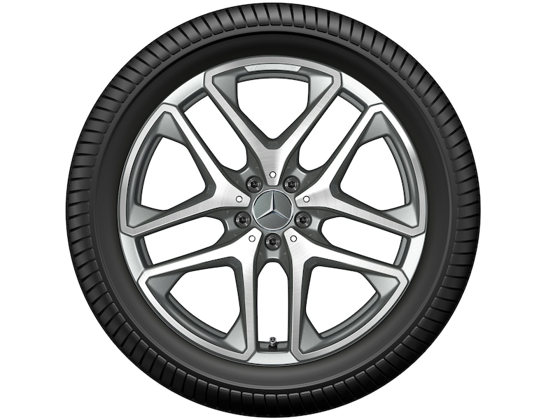 AMG 5-Doppelspeichen-Rad Titangrau Glanzgedreht, Michelin, Pilot Alpin 5 SUV MO1, 265/45 R20 108V XL, Winter, Q440301510540G22021