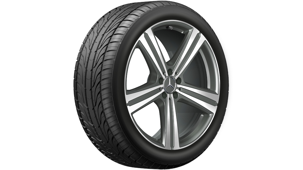 Cerchio a 5 razze Grigio Himalaya Lucido Tornito, Michelin, Latitude Sport 3 MO, 275/45 R21 107Y, Estate, Q4406515100700J2022