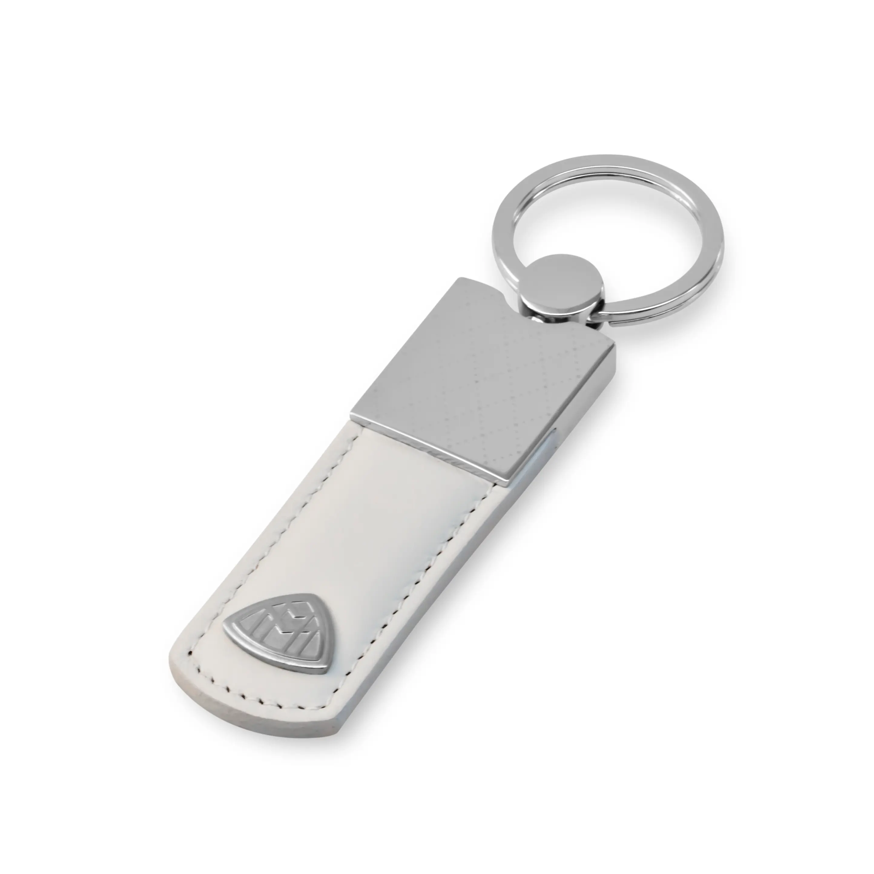 Schlüsselanhänger, Mercedes-Maybach, weiß / silberfarben, B67960437