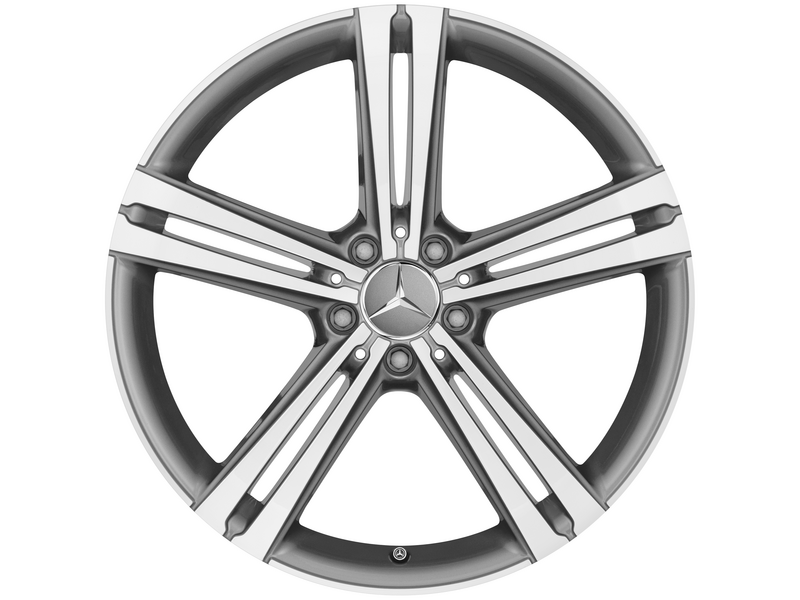 5-Doppelspeichen-Rad Grau Himalaya Glanzgedreht, Pirelli, P-Zero (PZ4) MOE, 245/35 R20 95Y XL, Sommer, Q4406417102700J2021