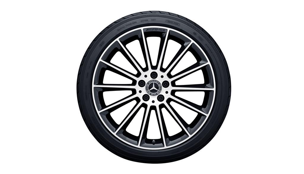 AMG multi-spoke wheel, 50.8 cm (20-inch), high-sheen, CLS, 245/35 R20/, black, SALEA25740119007X23