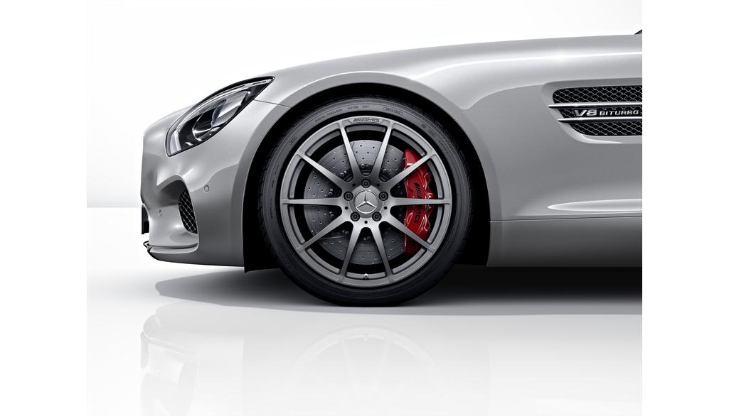 AMG forged wheel in 10-spoke design, 50.8 cm (20-inch), AMG GT, 295/30 R20/, titanium gray, A19040109007756 AMG forged wheel in 10-spoke design, 50.8 cm (20-inch), AMG GT, 295/30 R20/, titanium gray, A19040109007756