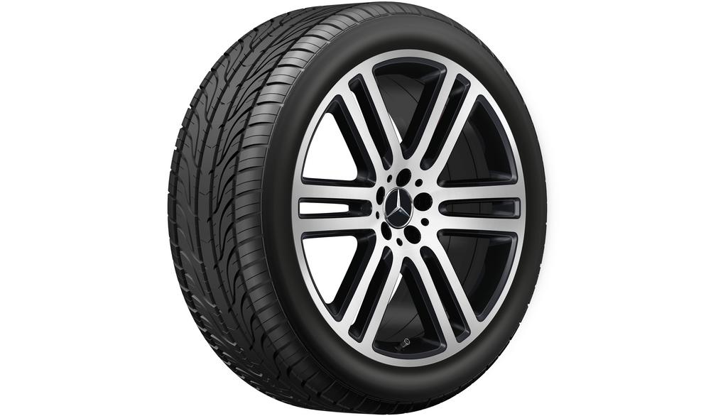 6-twin-spoke wheel, black matt, Pirelli, Scorpion Winter MO, 315/40 R21 111V, winter, Q440301712120