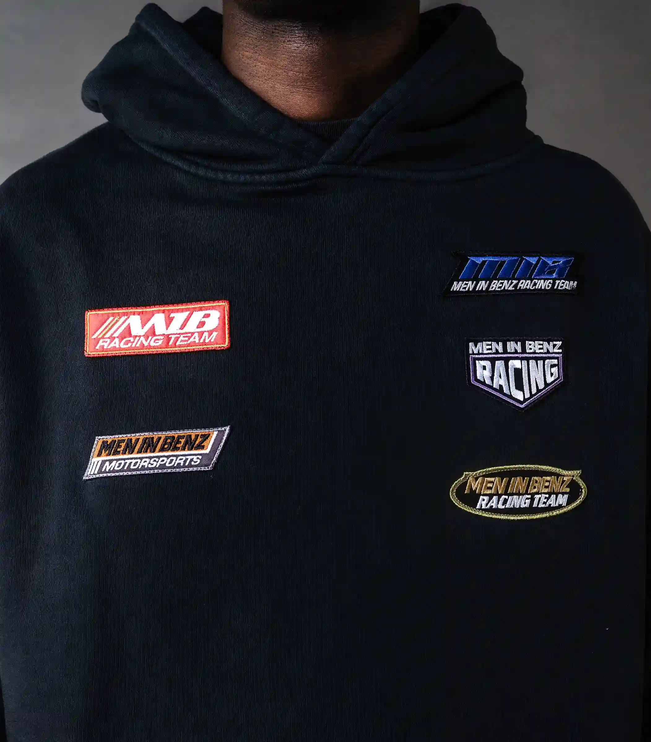 MIB Racing Team Hoodie, schwarz, MIB03001B-2XL010