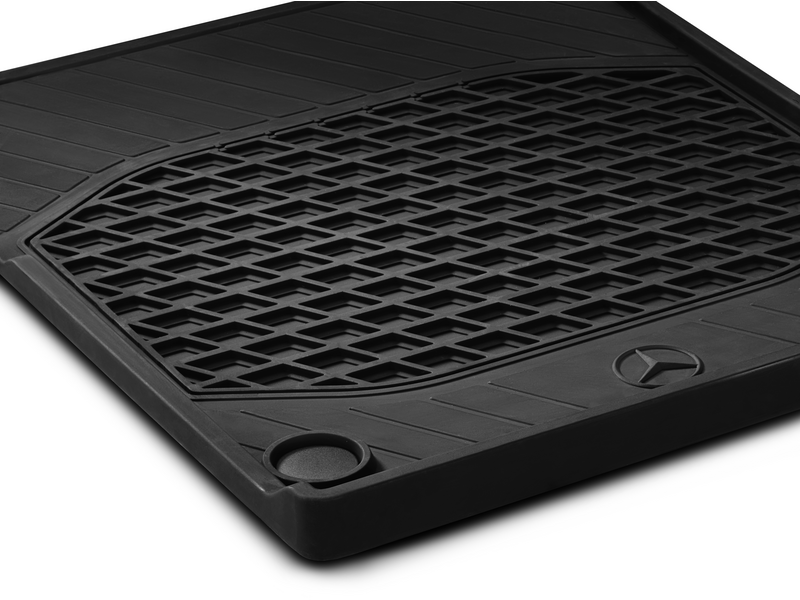 All-weather mats, driver & front passenger mat, 2-piece, V-Class/EQV/Vito/eVito, black, A4476809302