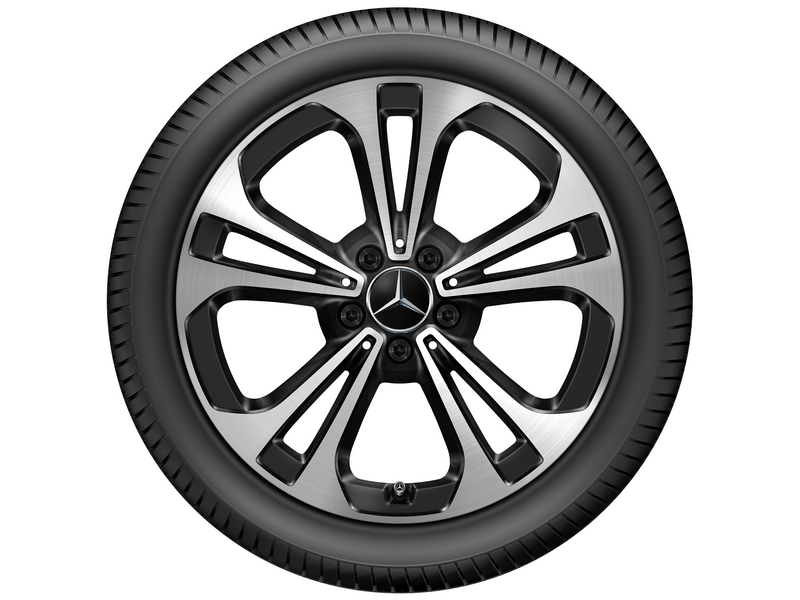 5-dubbelspaaks velg, glanzend zwart, Michelin, Primacy 4 MO, 245/40 R18 97Y XL, zomer, Q4402415100700J2021
