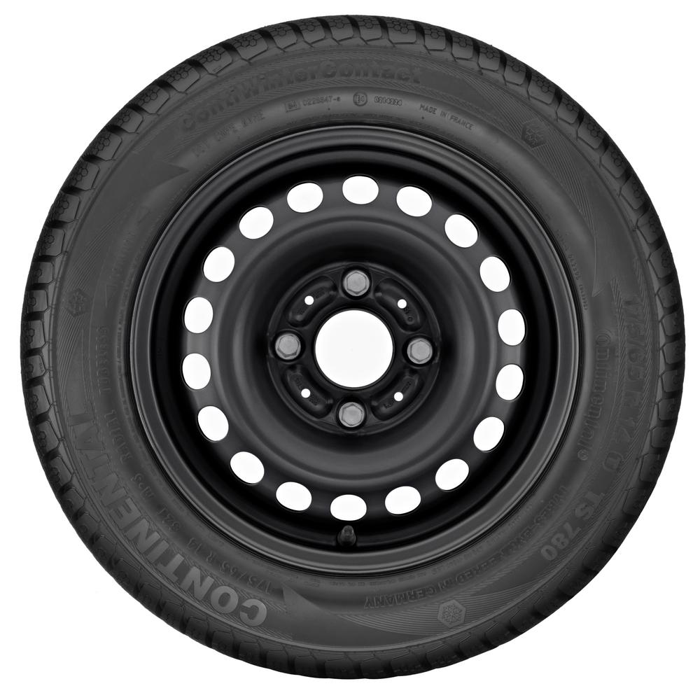 Stahl-Rad Schwarz, Continental, ContiWinterContact TS 830 P MO, 195/65 R15 91T, Winter, Q4401111104500J2021