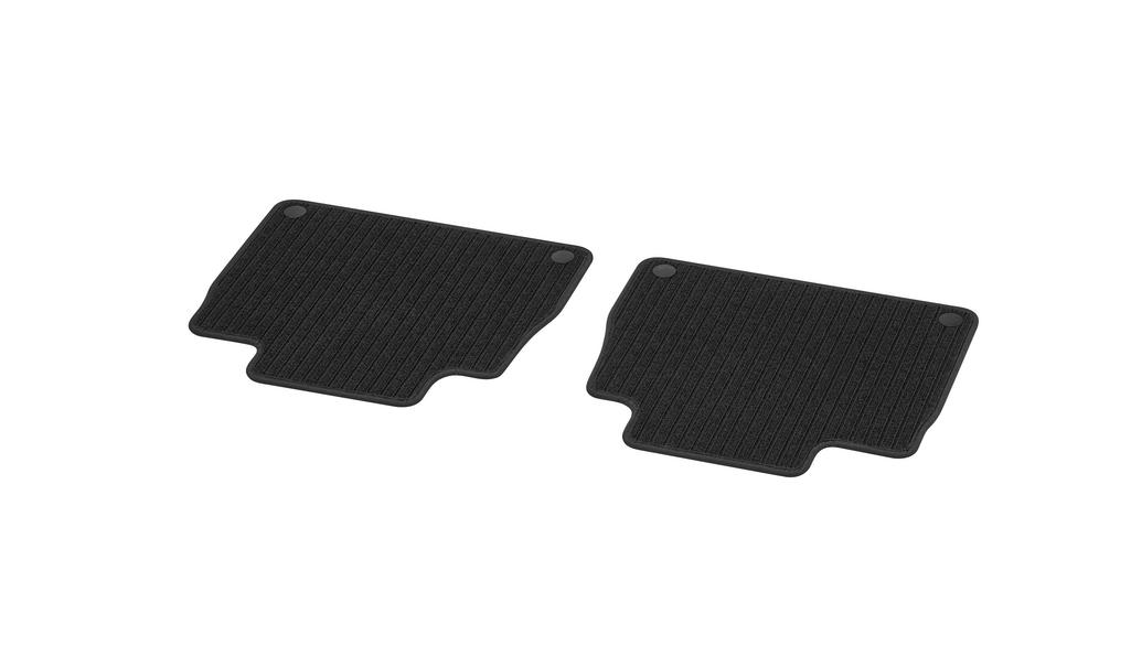 Rep mats CLASSIC, rear, 2-piece, GLE, black, A16768097049G32