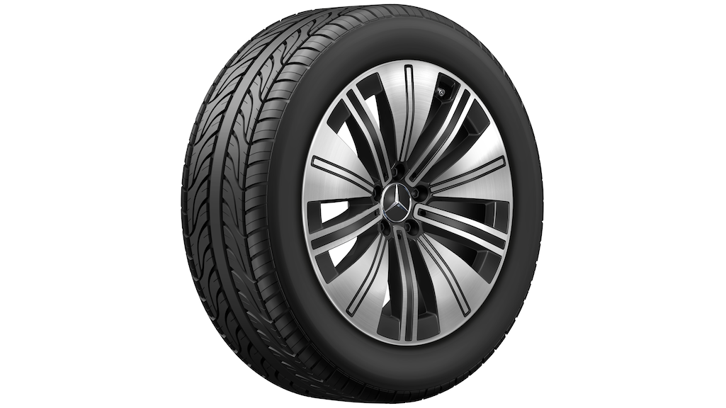 Cerchio a 5 razze, nero lucido, Goodyear, UltraGrip Performance + MO, 235/55 R19 105H XL, invernale, Q4401414107500J2022