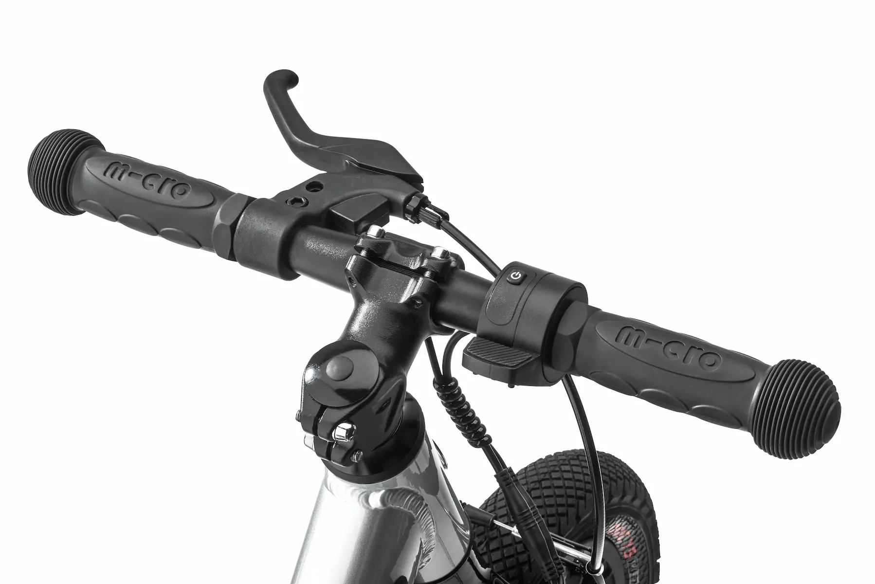 Laufrad Kinder, E-Balance, silberfarben, Aluminium, Micro Mobility, B66959871