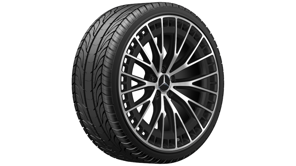 AMG Y-Speichen-Rad Schwarz Matt Glanzgedreht AMG Y-Speichen-Rad Schwarz Matt Glanzgedreht