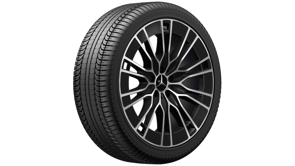 10-Doppelspeichen-Rad Schwarz Glanzgedreht, Continental, WinterContact TS 860 S MO, 245/40 R20 99V XL, Winter, Q440141113630