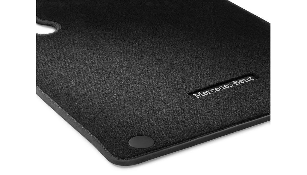 CLASSIC velour mats, set, 4-piece, driving school vehicle, B-Class, black, A24768058049A84