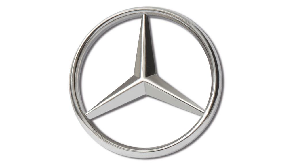 Pin, Mercedes Stern, silberfarben, B66953080