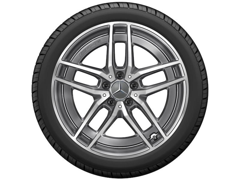 AMG 5-Doppelspeichen-Rad Tantalgrau Glanzgedreht, Michelin, Pilot Alpin 5 MO, 245/40 R19 98V XL, Winter, Q440141512620G12021