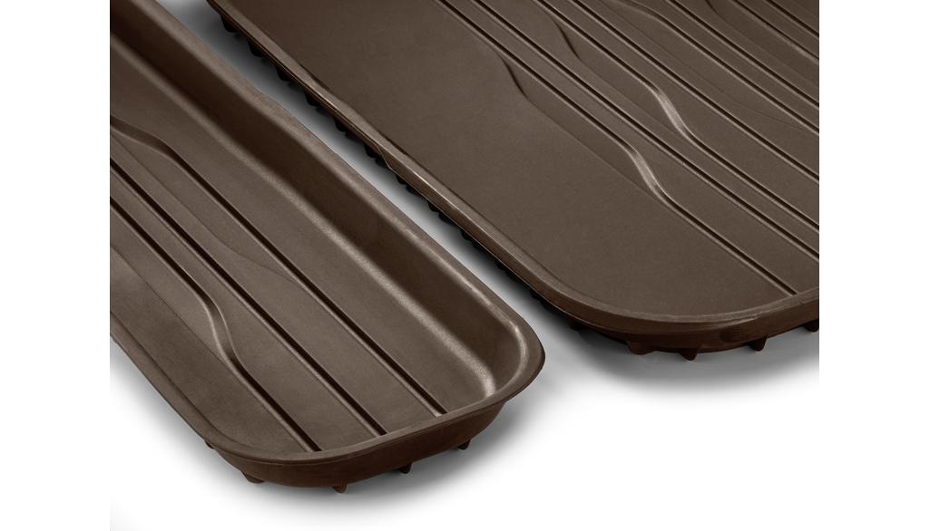 Allwettermatten Dynamic Lines, 3. Sitzreihe, 2-teilig, EQS, balaobraun, A29668085068W57