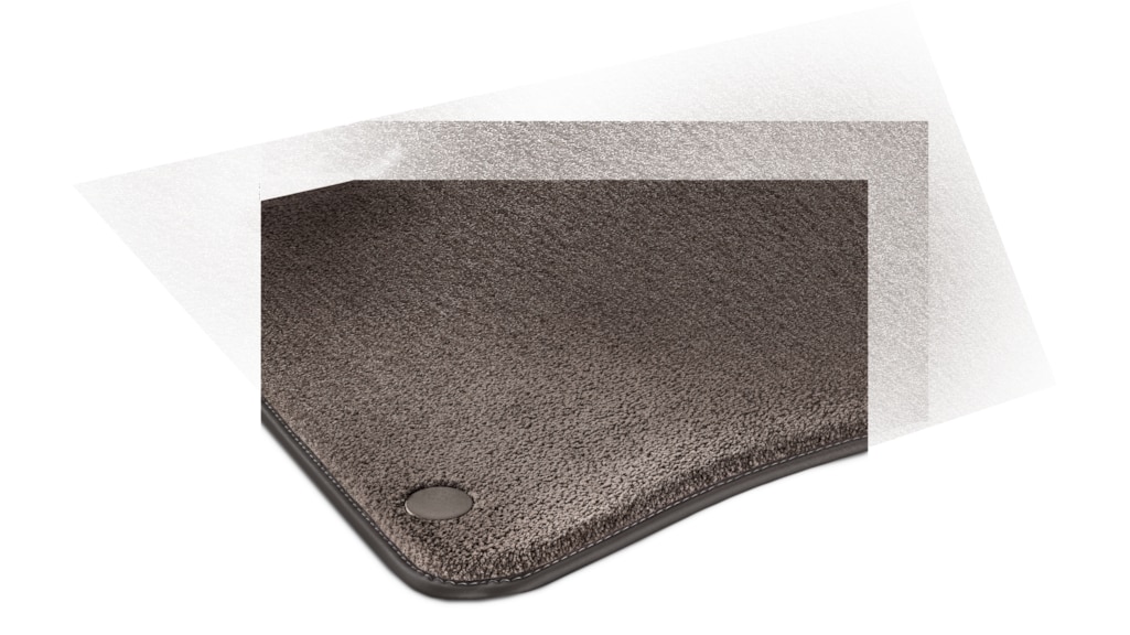 Veloursmatten, EXCLUSIV, Satz, 3-teilig, balaobraun, A29668091068AF1